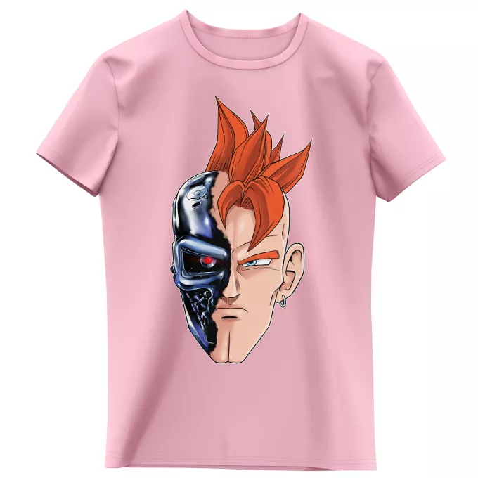 Camisetas Niñas Parodia Dragon Ball Z -DBZ C-16 y Terminator