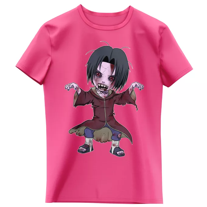 Girls Kids T-shirts Parody of Naruto Itachi X Walking Dead
