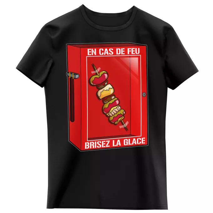 T-shirts Enfants Filles Parodie Funny En cas de feu, brisez la glace... !! - Geek - Humour