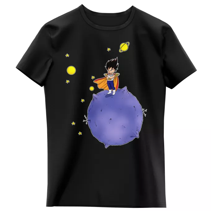Magliette per bambine e ragazze Paoridia Dragon Ball Z - DBZ Il piccolo principe Vegeta