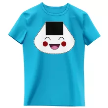 T-shirt Enfant Fille « Onigiri-chan (Version content !) » – Parodie Japon Culture