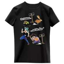 Bulma Mädchen Kinder T-Shirt “Bulma und Muten Roshi” – Parodie auf Dragon Ball