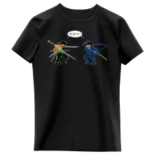 T-shirt Enfant Fille Zoro Roronoa « D'un Z qui veut dire... (Version qui dégénère » – Parodie One Piece