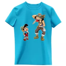T-shirts kinderen meisjes Manga-parodieën