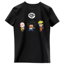 Mädchen Kinder T-Shirt “Naruto und Son-Goku” – Parodie auf Naruto