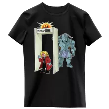 Edward Elric Girls Kids T-shirt “Edward and Alphonse Elric” – Full Metal Alchemist parody