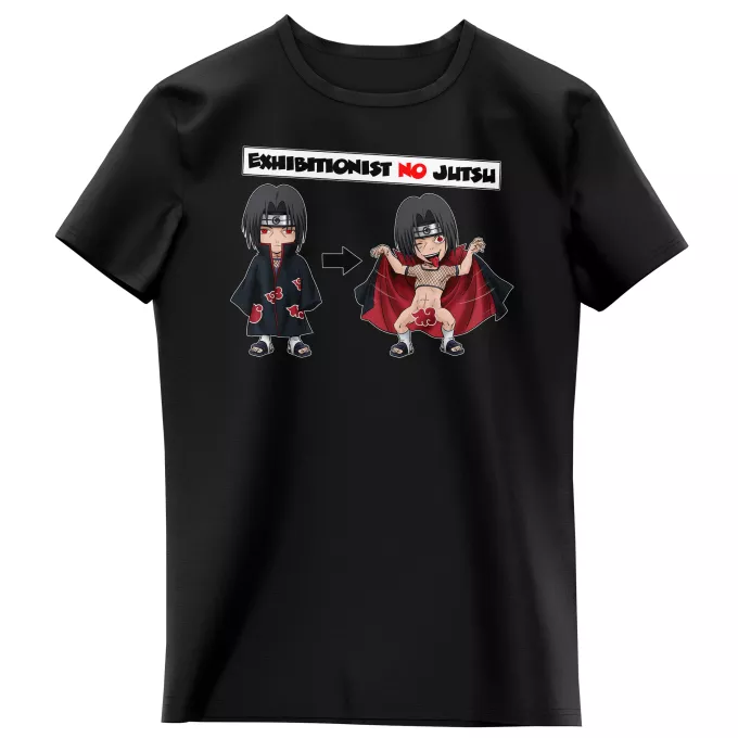 Mädchen Kinder T-Shirts Parodie auf Naruto Itachi Uchiwa