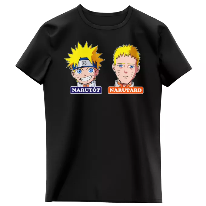 T-shirts Enfants Filles Parodie Naruto Narutôt... Narutard !
