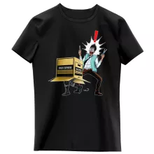 T-shirt Enfant Fille Solid Snake « Colis piégé... » – Parodie Metal Gear Solid