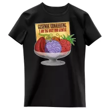 Teufelsfrucht Mädchen Kinder T-Shirt “Gum-Gum-Frucht” – Parodie auf One Piece