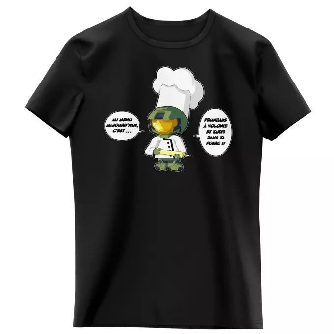 T-shirts Enfants Filles Parodie Halo Master Chef... :) - Master Chief
