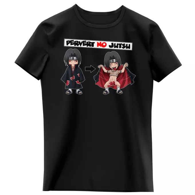 Girls Kids T-shirts Parody of Naruto Uchiwa Itachi