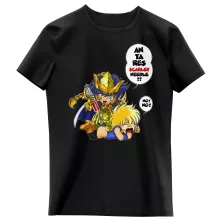 Scorpio Milo Mädchen Kinder T-Shirt “Gold Saint Scorpio Milo (englische Fassung)” – Parodie auf Saint Seiya