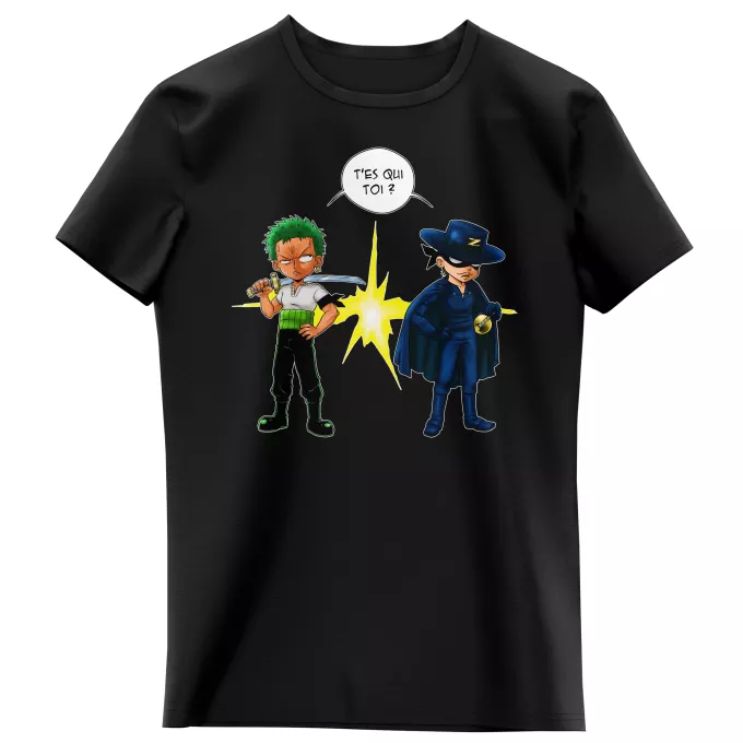 T-shirts Enfants Filles Parodie One Piece D'un Z qui veut dire... - Zorro Roronoa