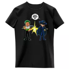 Lorenor Zorro Mädchen Kinder T-Shirt – Parodie auf One Piece