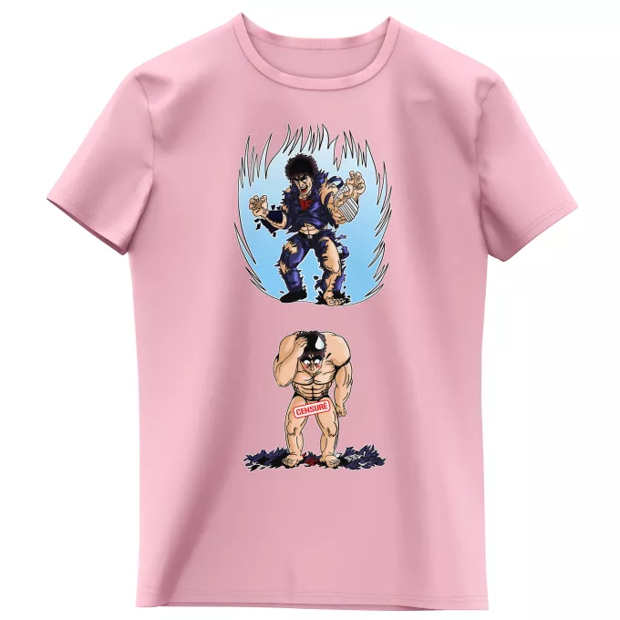 Mädchen Kinder T-Shirts Parodie auf Fist of the North Star Kenshiro