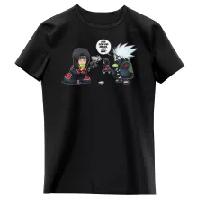 Kakashi Hatake Mädchen Kinder T-Shirt “Kakashi Hatake und Itachi Uchiwa” – Parodie auf Naruto