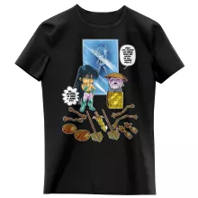 Dragon Shiryu Girls Kids T-shirt “Dragon Shiryu and Libra Dohko” – Knights of the Zodiac - Saint Seiya parody