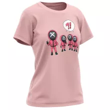 Maglietta da Donna Squid Game Pink Soldiers – Parodia dei Squid Game