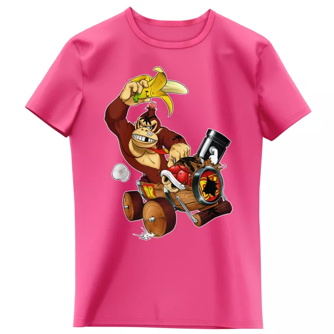 Magliette per bambine e ragazze Paoridia Mario Kart Donkey Kong