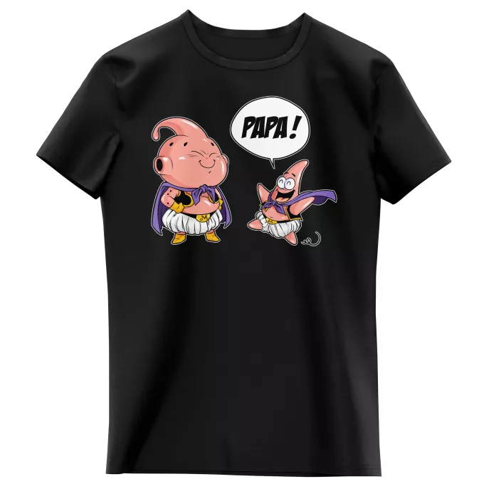 T-shirts Enfants Filles Parodie Dragon Ball Z - DBZ Tel père tel fils (Version SD) - Boubou, Patrick l'étoile de Mer