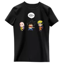 T-shirt Enfant Fille Sangoku « Tortue ninja !? » – Parodie Naruto