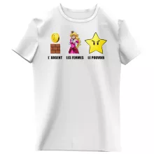 T-shirts Enfants Filles Parodies Jeux Vidéo