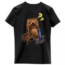 Chewbacca Mädchen Kinder T-Shirt – Parodie auf Star Wars