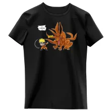 T-shirt Enfant Fille « Va chercher ! » – Parodie Naruto
