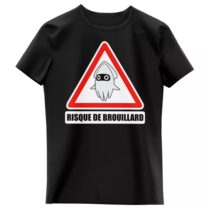 T-shirts Enfants Filles Parodie Mario Kart Risque de Brouillard ! - Poulba le Poulpe Masqué