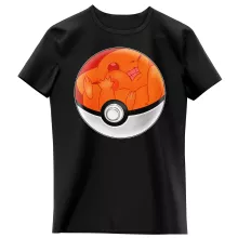 Pikachu Flickor barnens T-shirts “Poké ball” – Parodi Pokémon