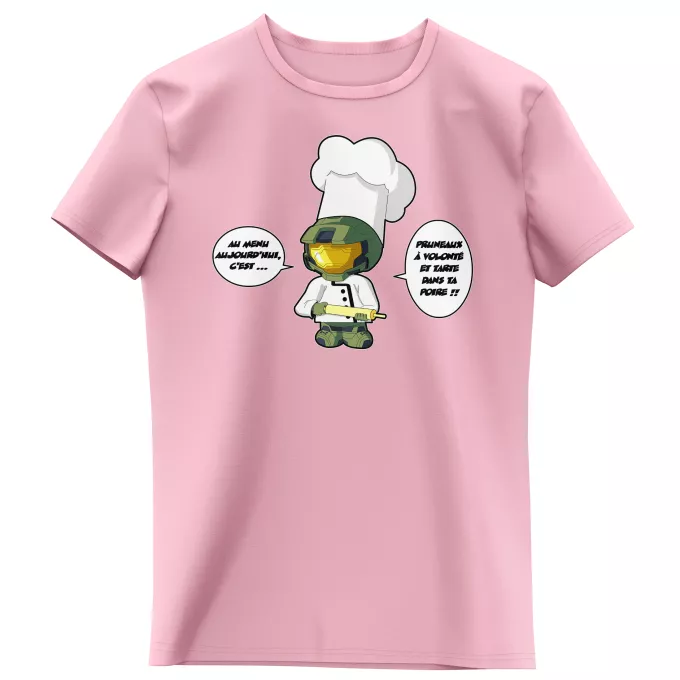T-shirts Enfants Filles Parodie Halo Master Chef... :) - Master Chief