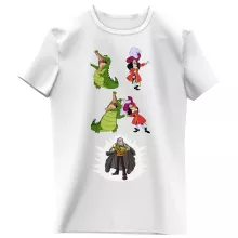 T-shirts kinderen meisjes Manga-parodieën