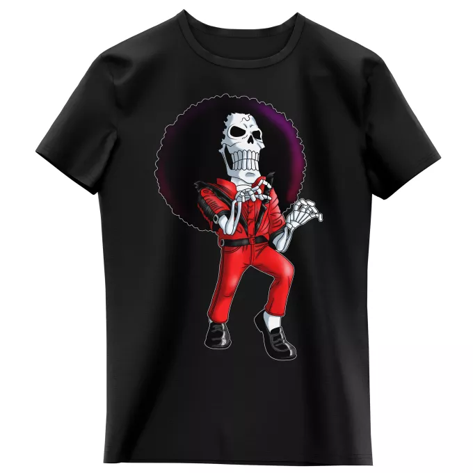 Flickor barnens T-shirts Parodi One Piece Brook och Thriller