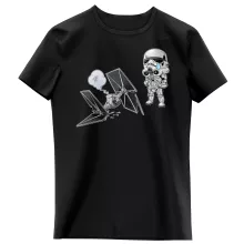 Flickor barnens T-shirts Film parodier