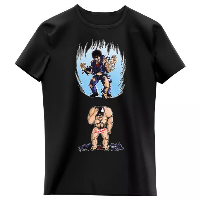 Mädchen Kinder T-Shirts Parodie auf Fist of the North Star Kenshiro