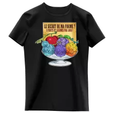 T-shirt Enfant Fille Fruit « 5 Fruits et légumes par jour » – Parodie One Piece