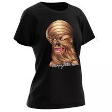T-shirt Femme Chewbacca « Parce qu'il le vaut bien... ! » – Parodie Star Wars