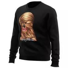 Pull Chewbacca « Parce qu'il le vaut bien... ! » – Parodie Star Wars