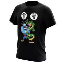 De draak Shenron T-shirt “De draak Shenron en de geest van Aladdin” – Dragon Ball Z parodie