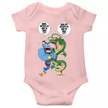 Der Drache Shenron Baby Strampler (Mädchen) “Der Drache Shenron und Aladins Genie” – Parodie auf Dragon Ball Z
