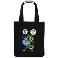 Borsa Tote Bag in cotone organico Parodie di Manga