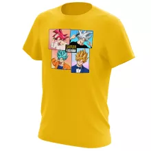 Camiseta Son Gokū “Son Gokū Supersaiyajin God y Ultra Instinct” – Parodia de Dragon Ball Super