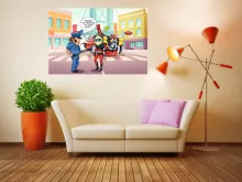 Affiche HD / Poster HD Actarus « Papiers du véhicule s'il vous plaît ! » – Parodie Goldorak