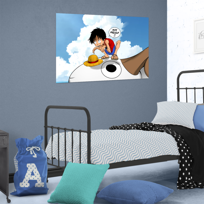 Affiche HD / Poster HD Parodie One Piece Mon Précieux (SD Edition) - Luffy se prenant pour Gollum
