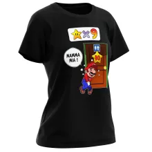 Women T-shirt – Super Mario parody
