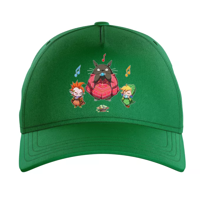 Gorras Niños Parodia Zelda Ocarina Orchestra - Totoro, Link, Tapion