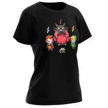 T-shirt Femme Totoro « Ocarina Orchestra » – Parodie Zelda