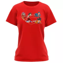 Master Roshi Damen T-shirt “Funny Santa” – Parodie auf Dragon Ball Z
