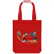 Borsa Tote Bag in cotone organico Parodie di Manga